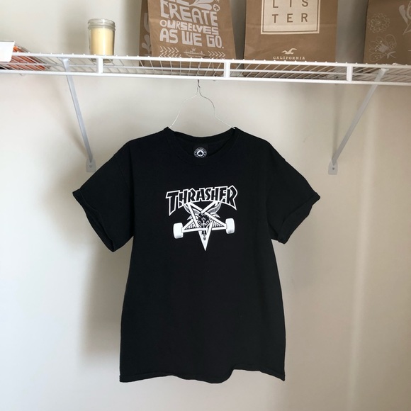 Tag Thrasher 66 6th 666 Thrasher Shirt Ezaş